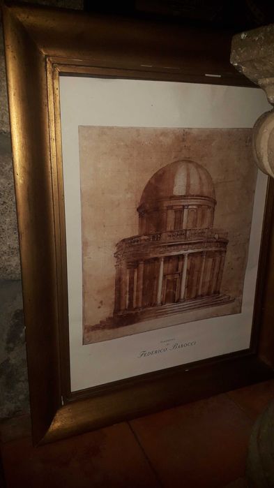 6 cadeiroes em madeira  e pele antigos imponentes