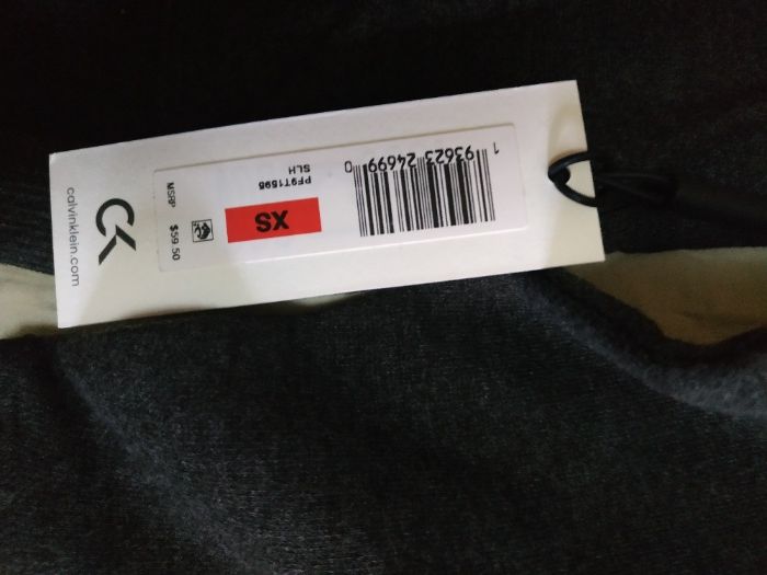 Утепленное укороченное худи Сalvin klein(оригинал)