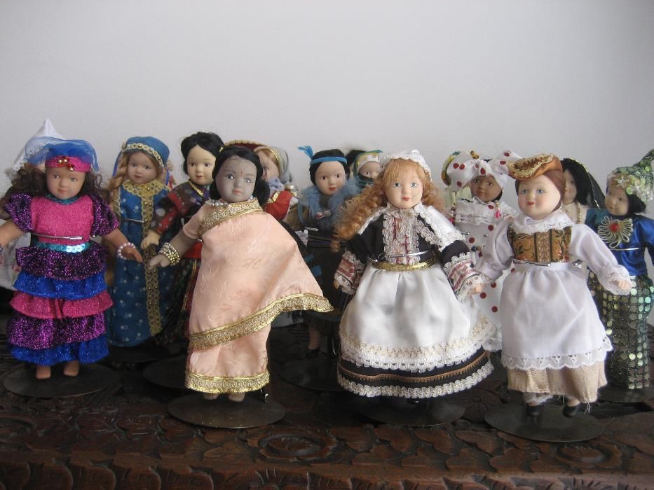 Bonecas de Porcelana de vários países