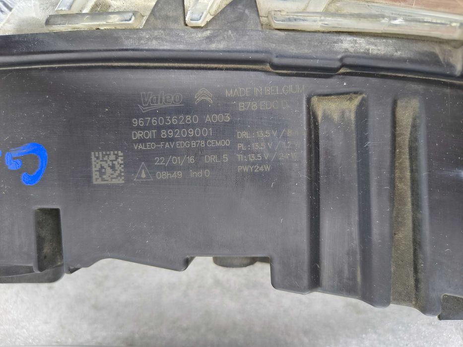 Światło do jazdy w dzień DRL Lampa Citroen C4 Grand Picasso II