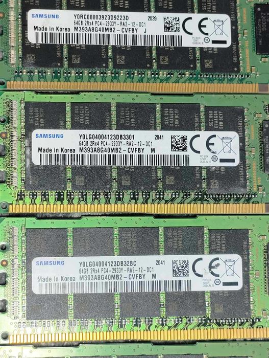 Оперативная Память DDR4 ECC REG 64GB 2933MHz