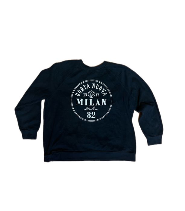 Bluza bez kaptura czarna Next Dorta Nouva Milan 82 rozmiar XL