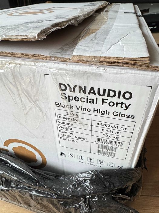 Kolumny Dynaudio Special 40 Forty SP40 Black Vine Focal Bowers Dali