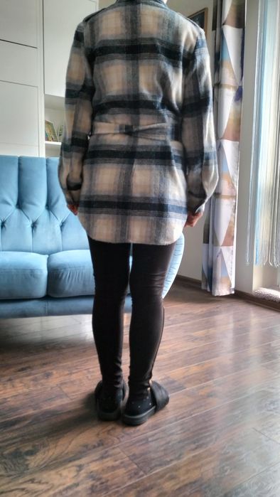 Płaszcz flanelowy Sinsay XS 34