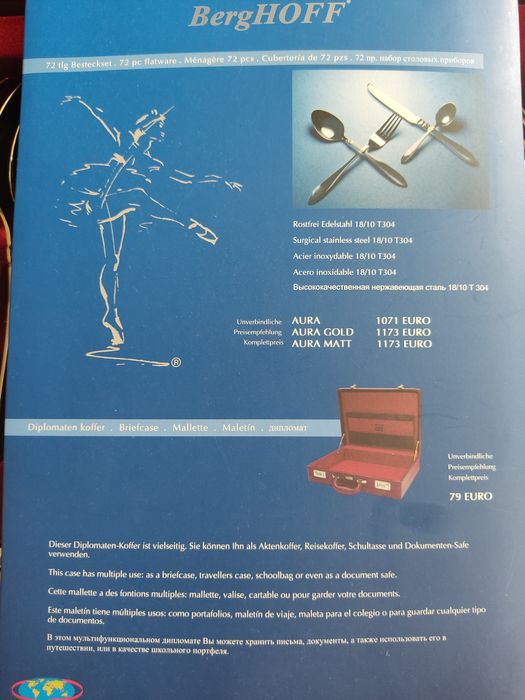 Набор столовых приборов BerdHoff 72