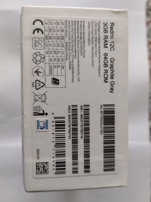 Xiaomi Redmi 12c como novo 3gb ram
