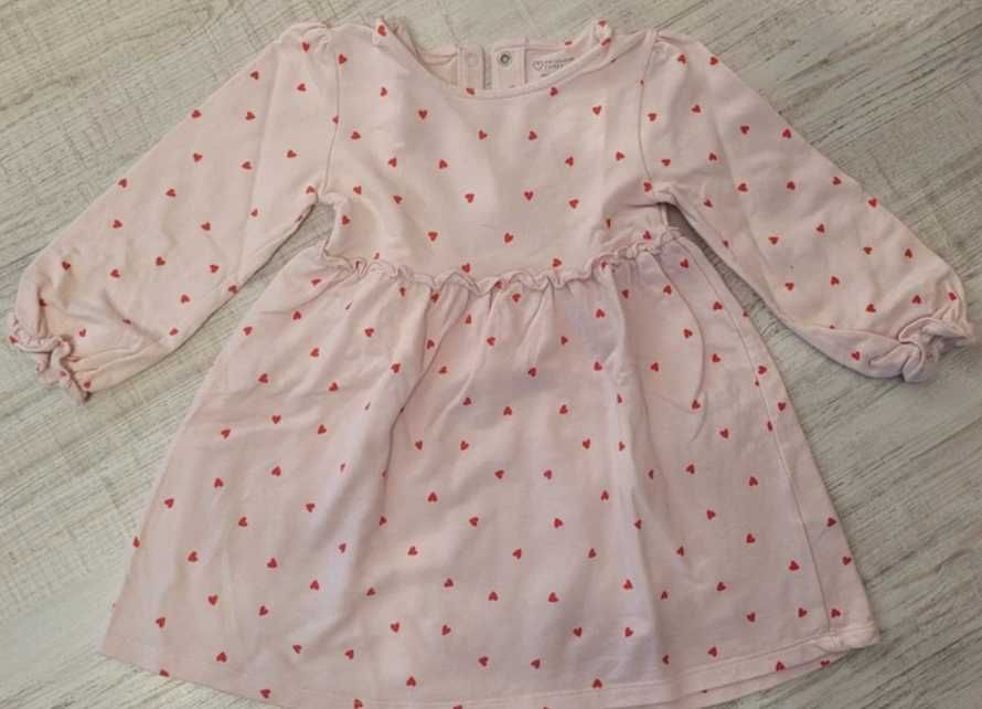 sukienka w serduszka 98 Primark