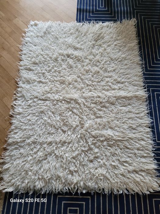 Dywan narzuta koc pled  wełna