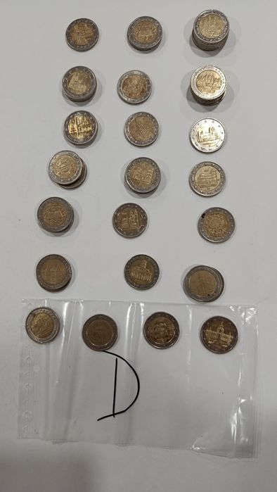 Packs moedas comemorativas 2 eur