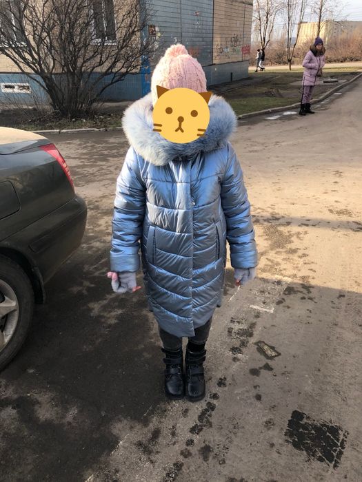 Пальто для дівчинки зимове