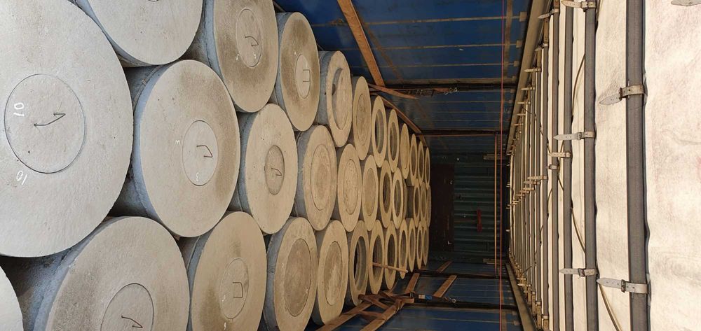 Залізобетонні кільця. Діаметр 0.72-0.93-1.2-1.7-2.2 метра. Лотки труби