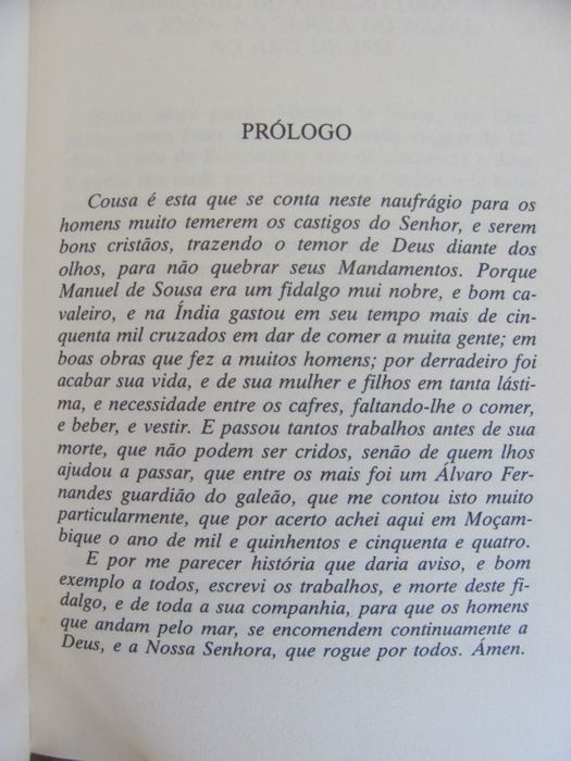 História Trágico-Marítima de Bernardo Gomes de Brito