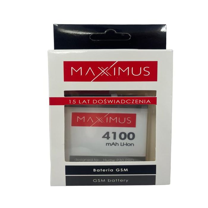 Bateria Maxximus Huawei P30 Pro 4100 mAh Mate 20 Pro, HB486486ECW