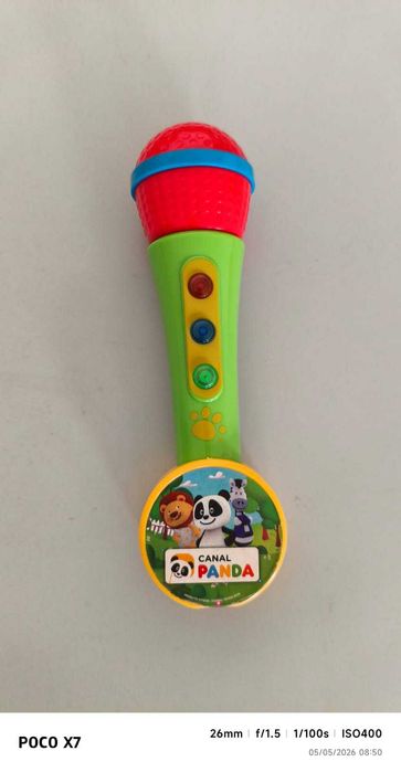 Microfone criança Panda