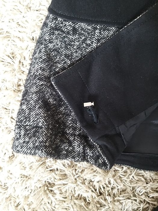 Karen Millen płaszcz z wełną, moherem i alpaką rozm. 34  elegancki  zi