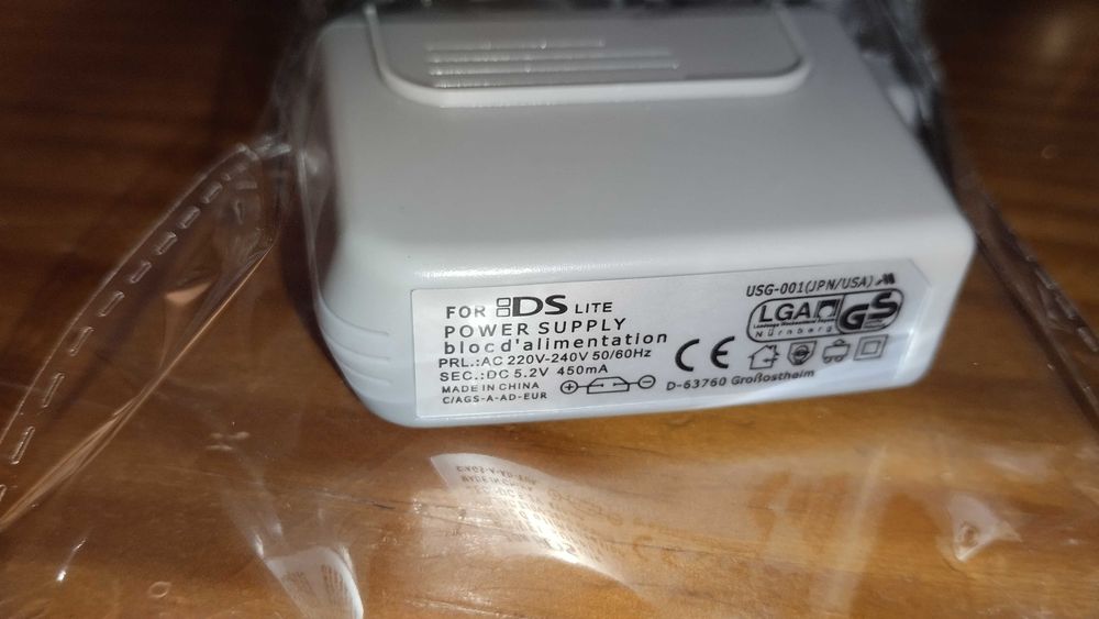 Carregador NDS Lite - Novo e Lacrado