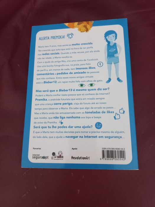 Livro novo "Alerta Premika! Risco Online Detetado"
