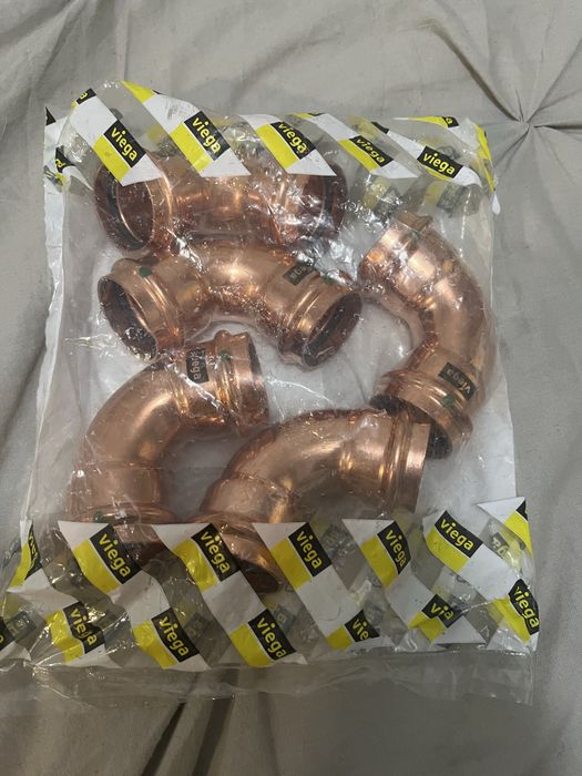 Kolanko hydrauliczne 90 viega 35 mm