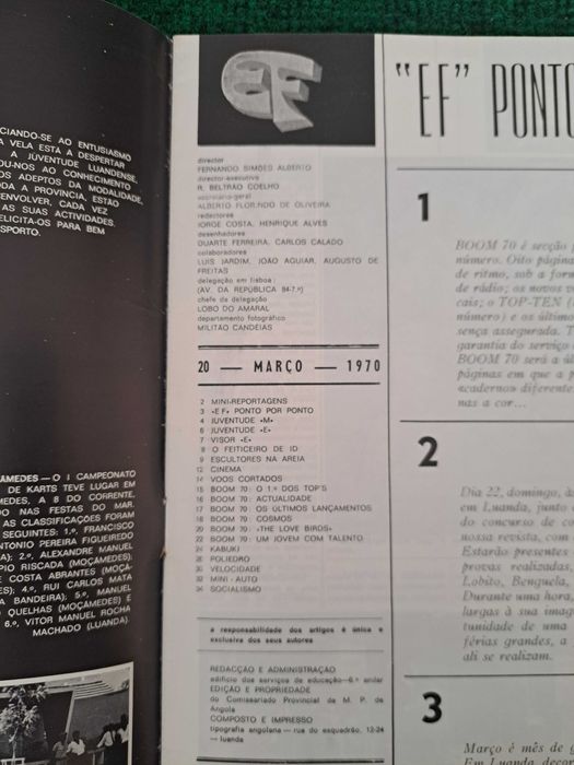 Revista EF - Março de 1970 - Angola