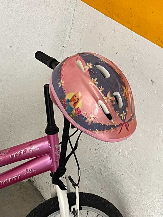 Bicicleta criança roda 16 ideal 4 - 6 anos com rodinhas