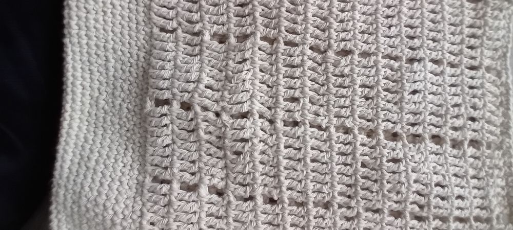 Mala crochet com alsas em macrame