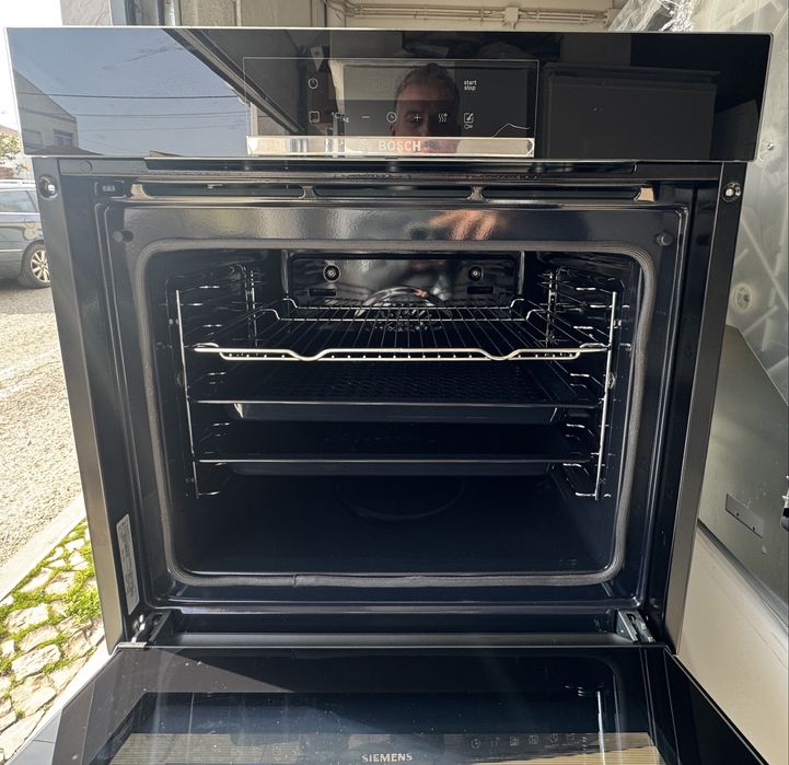 Forno BOSCH HBA572BB3F (71 L - 59,4 cm - Hidro + Pirolítico - Preto)