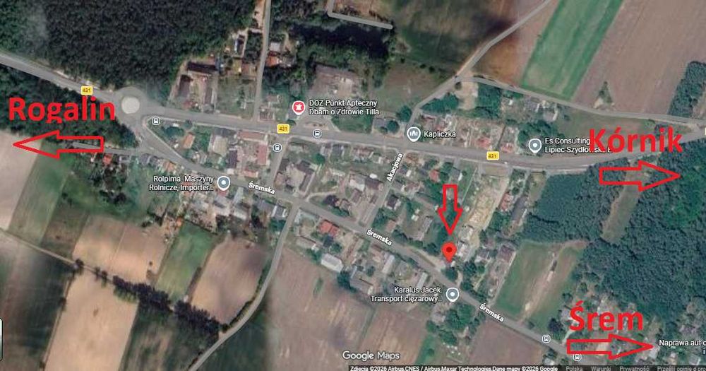 Lokal handlowo-usługowy 62-022 Świątniki ul. Śremska 33b 120m2 lub 2x60m2