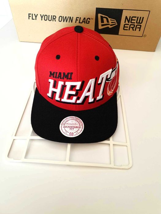 Nowa oryginalna czapka Mitchell & Ness Snapback Miami Heat