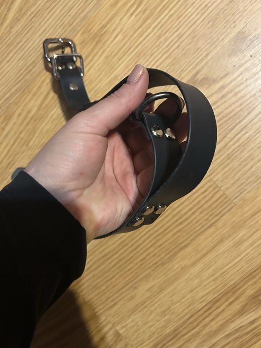 Ошийник собачий, шкіра, ручна робота