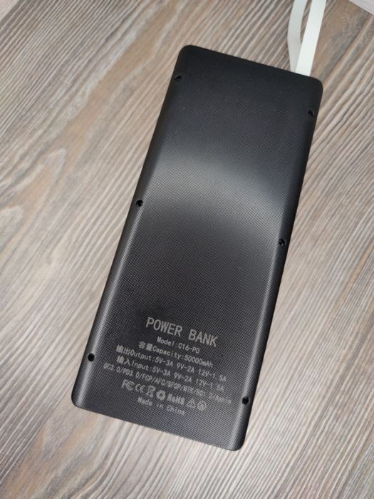 PowerBank 55.000mah 22.5W QC/PD реальна ємність, Повербанк швидкісний
