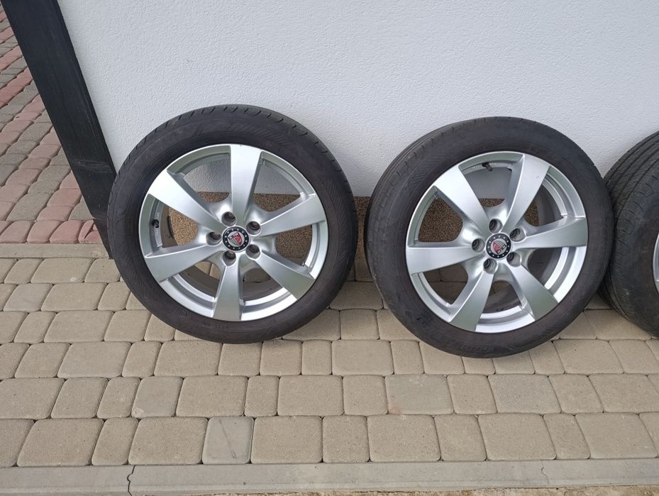 Alufelgi 17 5x108 z oponami Goodyear 215/50/17