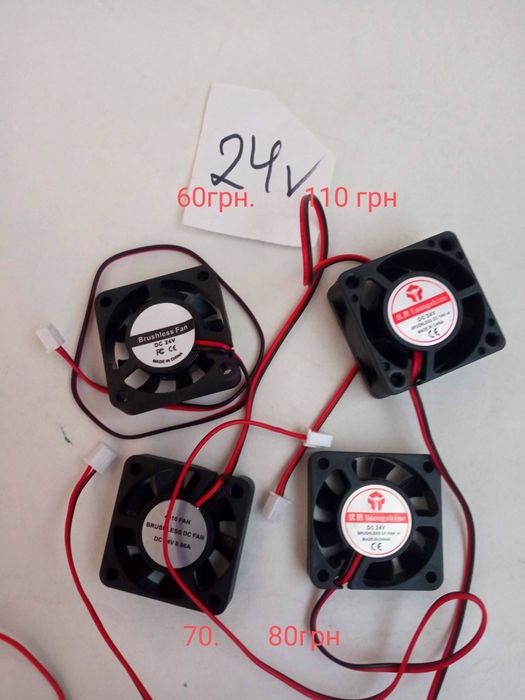 аксессуар кулер  Новый вентилятор 12 /24 40мм для электроники 4010