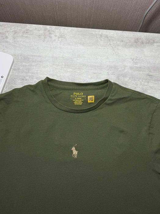 Чоловіча футболка polo ralph lauren center logo slim fit M