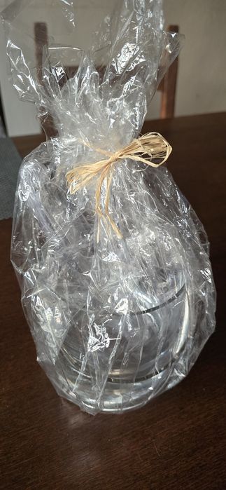 Pojemnik na lód, kostki lodu, szklany