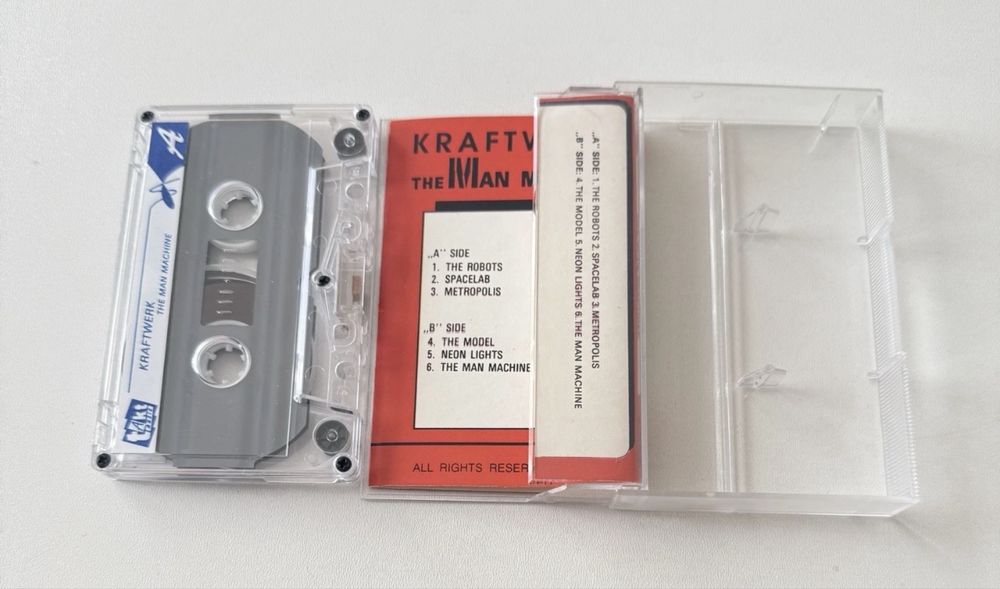 Kraftwerk the man machine kaseta