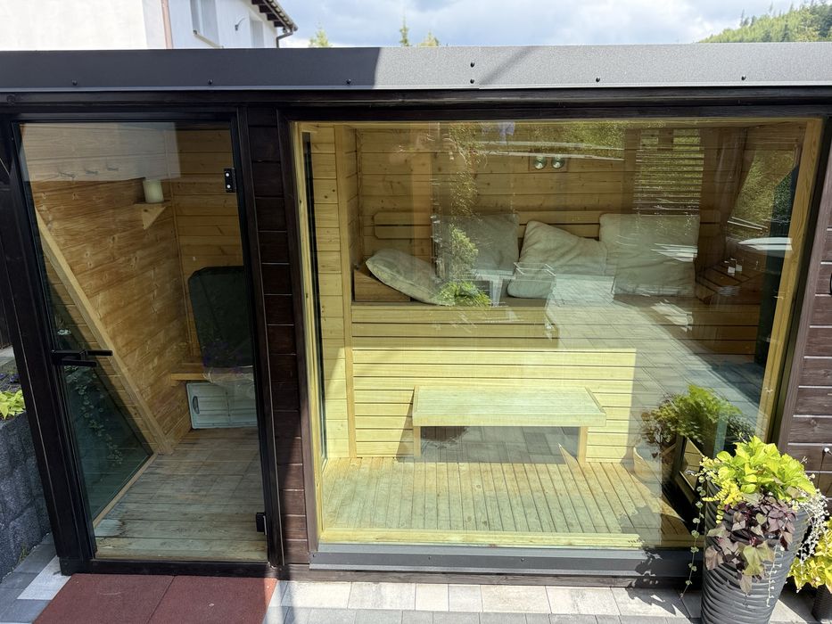 Sauna zewnetrzna na indywidualne zamowienie