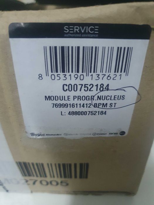 Modulo eletronico de potencia para máquinas de lavar roupa hotpoint