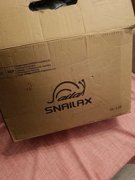Mata masująca SNAILAX z podgrzewaniem | 10 silników | Nowa