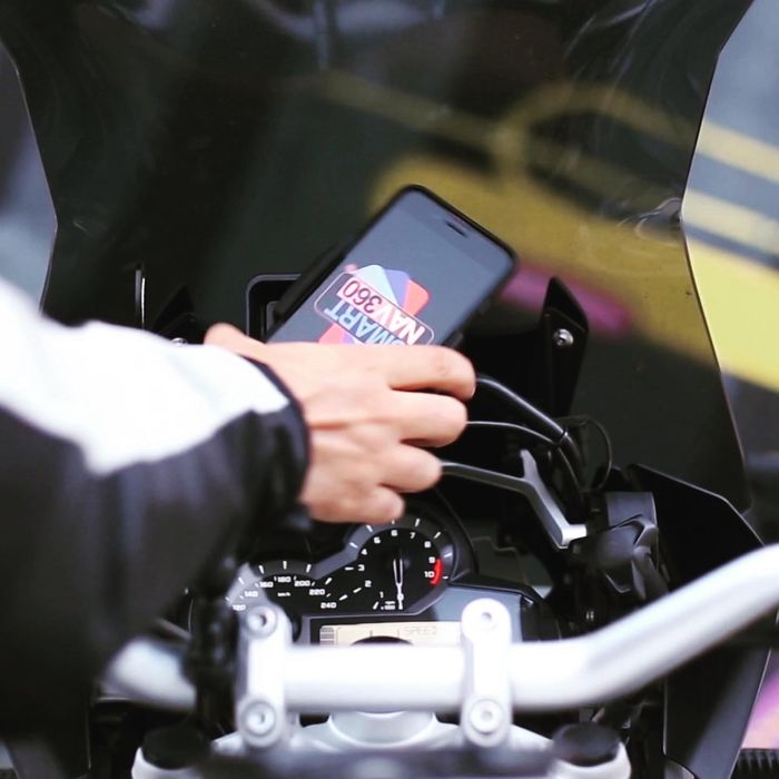 SmartNav360 - Suporte de telemóvel para motos BMW