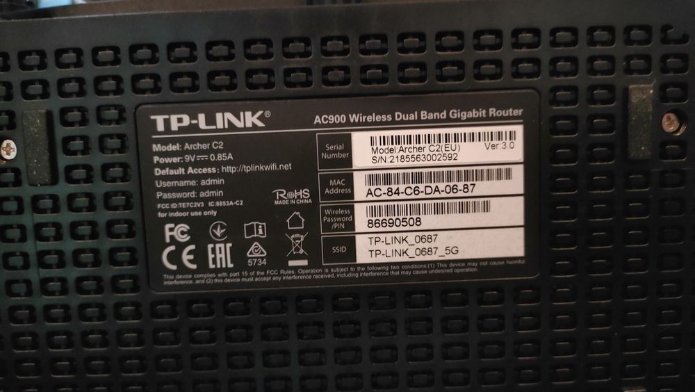 Router TP-LINK AC900
