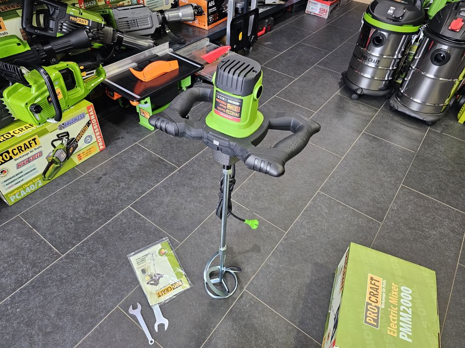 Миксер строительный ProCraft PMM2000 Professional Гарантия Медная Обм.