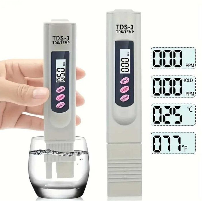 Тестер якості води 7 в 1 рН метр ТДС TDS