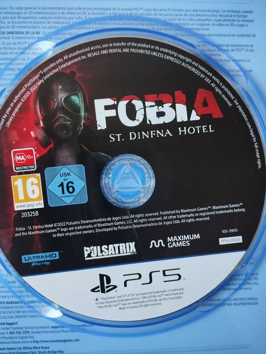 Gra Fobia St.Dinfna Hotel PS5 Playstation