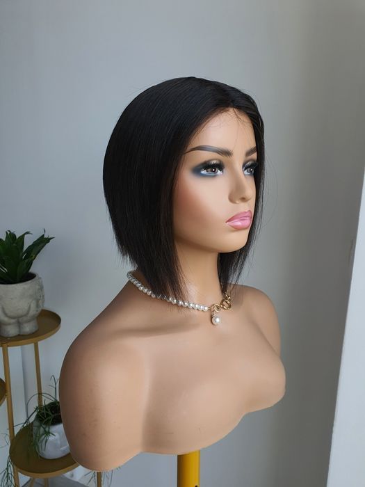 Peruka z włosów naturalnych bob Basia