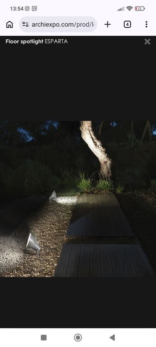 Projetor Led exterior  LEDS C4 ESPARTA
