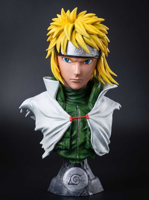 Minato Namikaze – Busto Impresso em 3D e Pintado à Mão | Naruto | NexoStudios