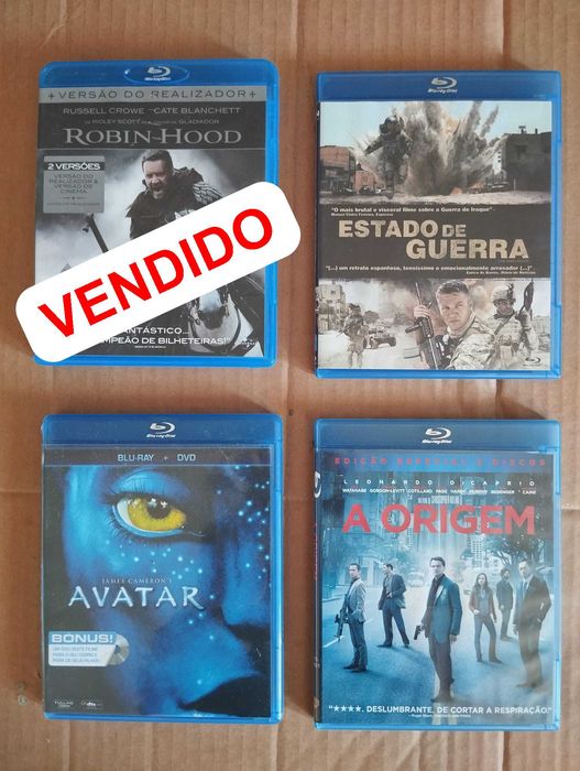 Filmes Blu-Ray (Português) Como NOVOS!
