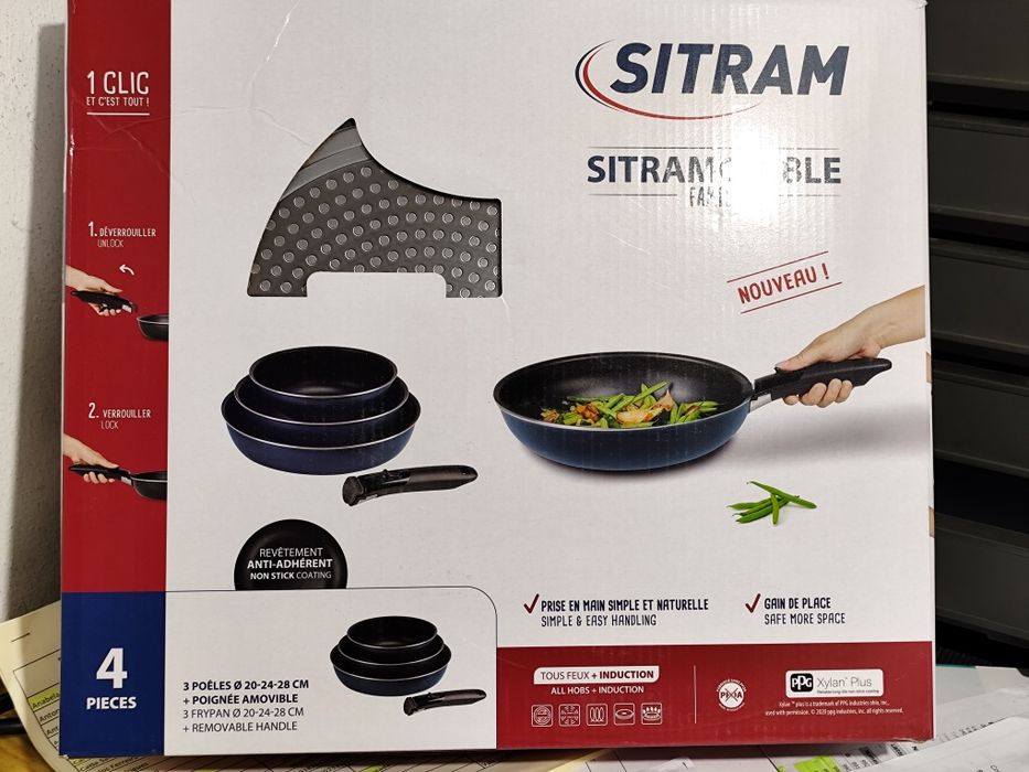 Conjunto 3 frigideiras 20, 24 e 28cm