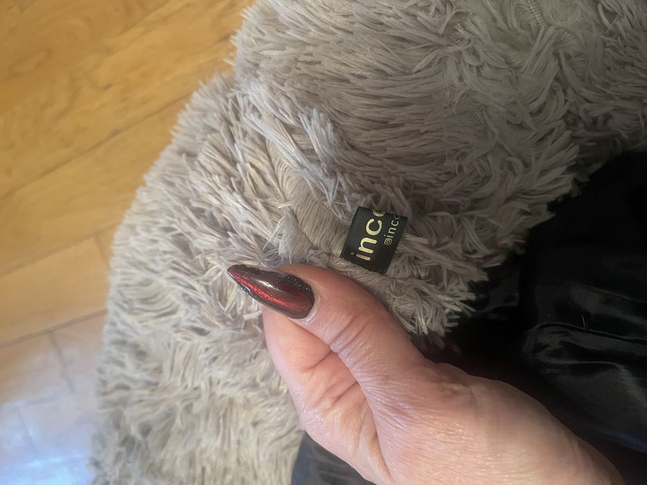 Лежанка Ворс сіра 110 см для великої собаки