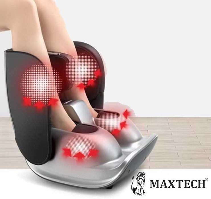 Masażer stóp i łydek Uciskowy z rolkami Shiatsu wibracją grzaniem